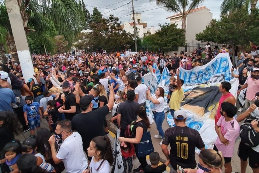 ELLITORAL_349296 |  Gentileza Los fanáticos priorizaron a su ídolo por encima del compromiso social en pandemia