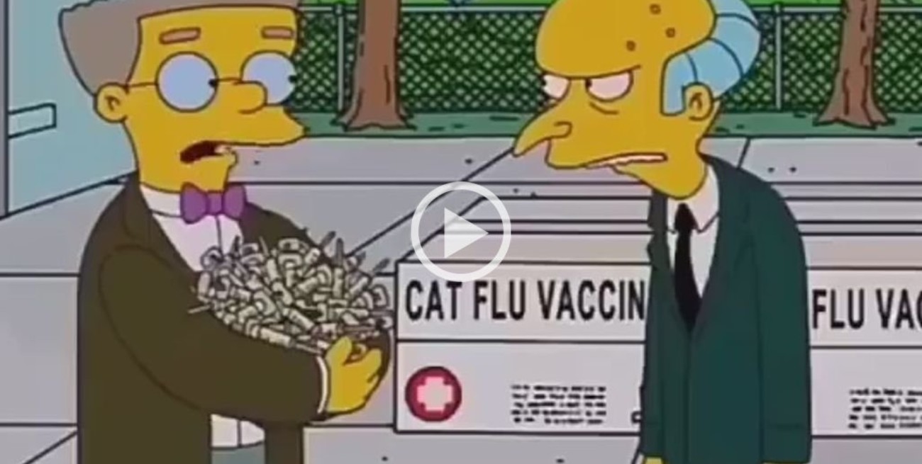 Una vez más: Los Simpson predijeron el Vacunatorio VIP