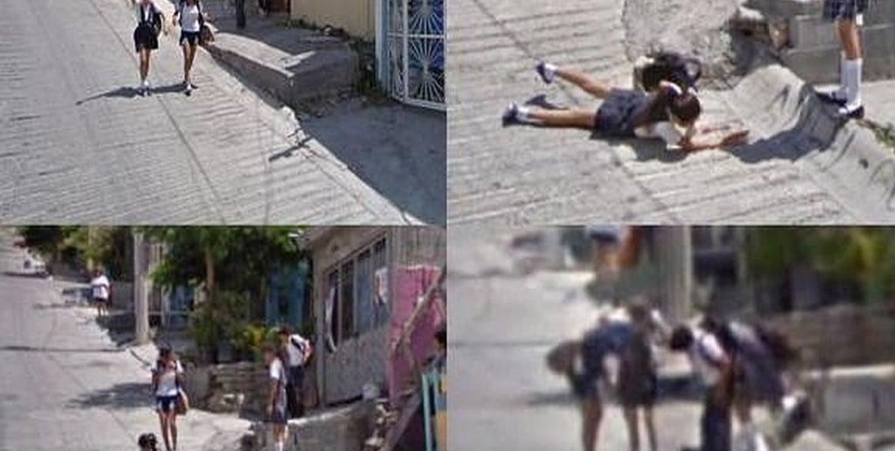 Viral: la caída de una estudiante que quedó "inmortalizada" en Google Maps