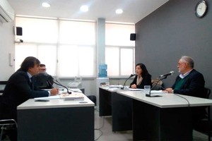 ELLITORAL_259525 |  Gentileza El juez de Garantías Eduardo Ruhl rechazó ayer el pedido de Miguel Ángel Cullen, defensor de Sergio Varisco.