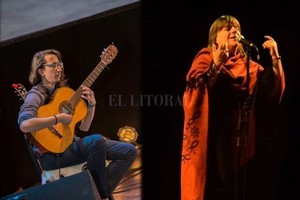 ELLITORAL_272832 |  Gentileza producción El santafesino Oscar Castellano y la rosarina Marcela Bassano, cuyo repertorio abarca diversos géneros de la música argentina de raíz folclórica.
