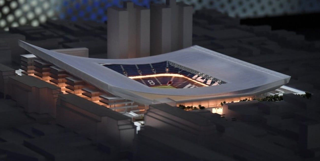  San Lorenzo presentó la maqueta del nuevo estadio en Avenida La Plata