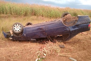 ELLITORAL_349123 |  Gentileza Al parecer la salida de un neumático provocó esta tragedia.