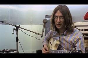 ELLITORAL_384427 |  Télam John Lennon una de las figuras centrales encuadradas por el documental.