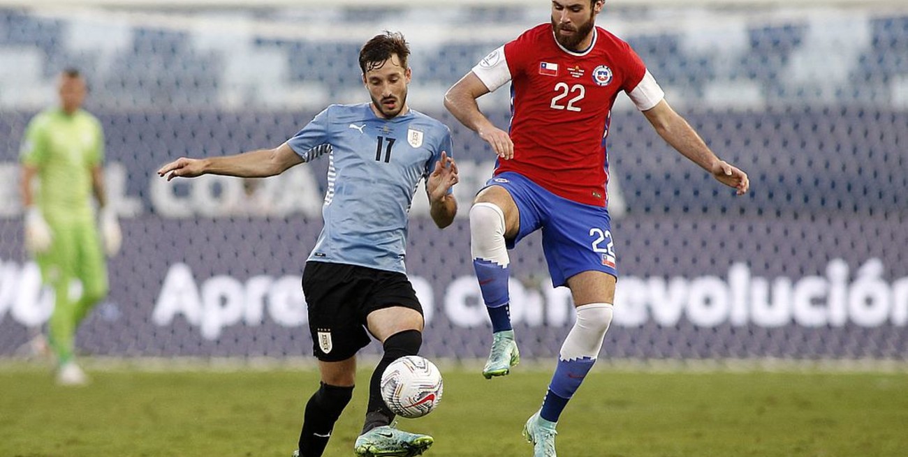 Uruguay y Chile empataron 1 a 1
