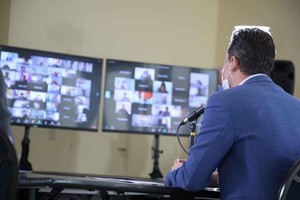 ELLITORAL_373417 |  Gentileza Reunión virtual en Córdoba para decidir las nuevas restricciones.