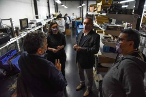 ELLITORAL_392354 |  Gentileza Costamagna valoriza la apuesta que ha hecho el gobierno al sector productivo y él se encarga de recorrer establecimientos industriales.