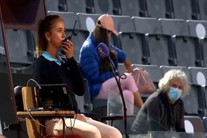 ELLITORAL_375767 |  Gentileza La jueza del partido pidió por el personal de seguridad tras ser victima de las reacciones de Sergio Giorgi