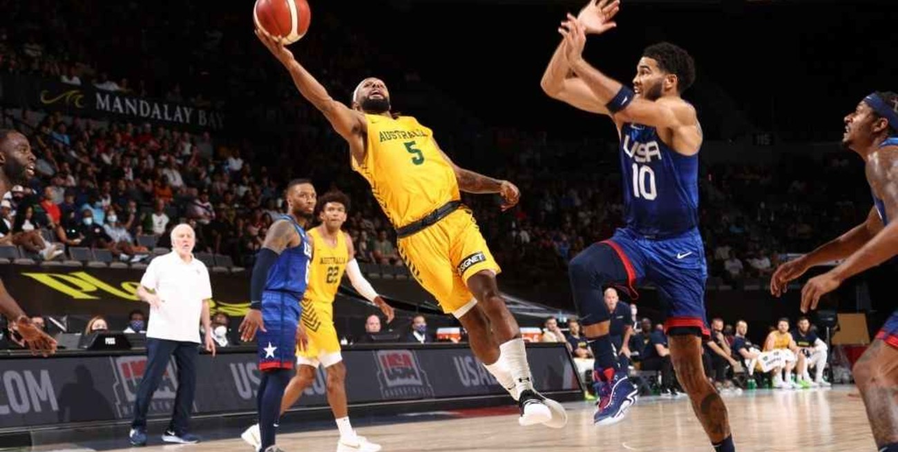 El seleccionado de básquet de Estados Unidos cayó ante Australia en la previa a los Juegos Olímpicos 