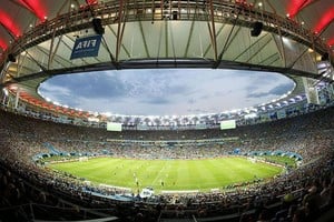 Archivo ¿Quiénes llegarán? El imponente Maracaná, el estadio de Río de Janeiro que albergará la final de la Copa América, con capacidad para 85.000 espectadores.