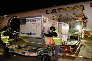 ELLITORAL_389445 |  Imagen ilustrativa El vuelo LCO1101, de la empresa LATAM Cargo Colombia, con 733.000 dosis de AstraZeneca, aterrizó en el aeropuerto internacional de Ezeiza a las 5.07 de este lunes.