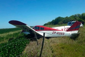 ELLITORAL_295981 |  Archivo El Litoral Por el caso están presos el expolicía y el piloto de la aeronave hallada el 22 de febrero en un camino rural de la localidad de Naré.