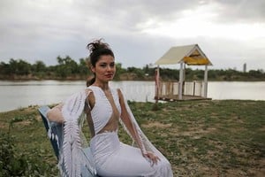 ELLITORAL_334579 |  Pablo Aguirre Su lugar. La orilla del Canal de Acceso al Puerto bordea todo el distrito costero donde vive Marcia Blanco.