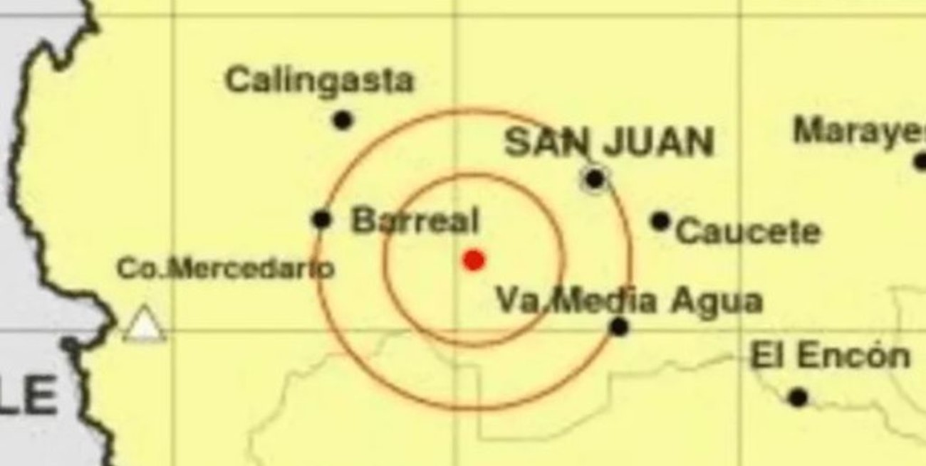 Se registró un nuevo temblor en San Juan