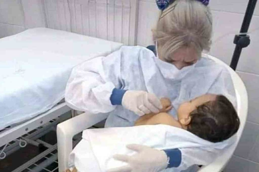 ELLITORAL_361713 |  Gentileza Oliver Toro tiene 11 meses, y se encuentra hospitalizado en Zárate.