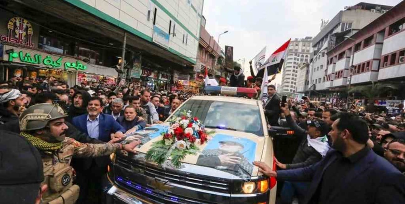 Comenzó el funeral por el general iraní asesinado por EEUU