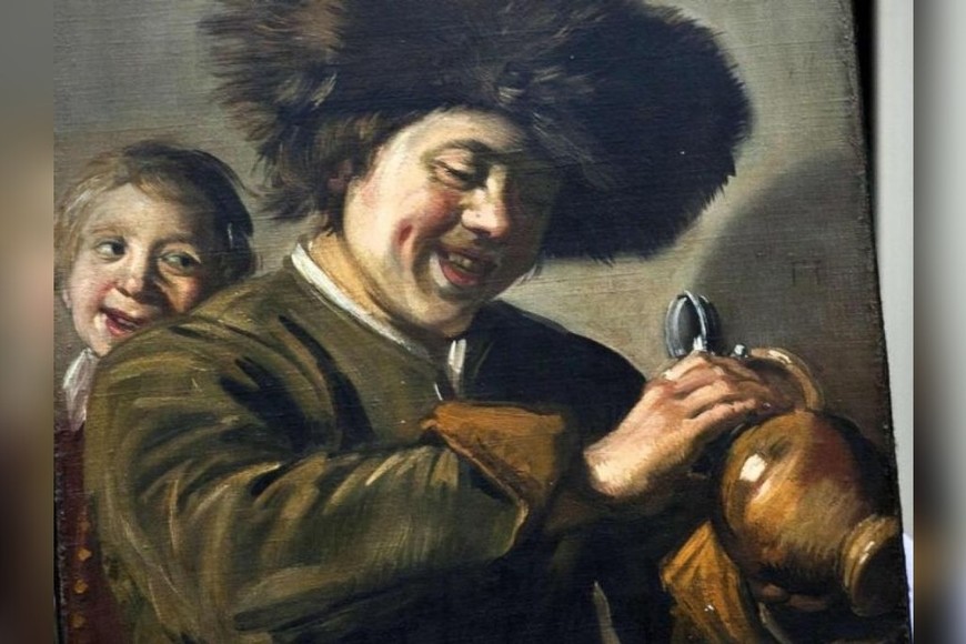 ELLITORAL_367895 |  Gentileza Dos niños riendo  ( Two Laughing Boys with a Mug of Beer , 1626) de Hals.