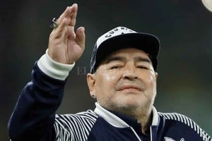 ELLITORAL_349183 |  Gentileza Diego Maradona en su paso por Gimnasia como DT.