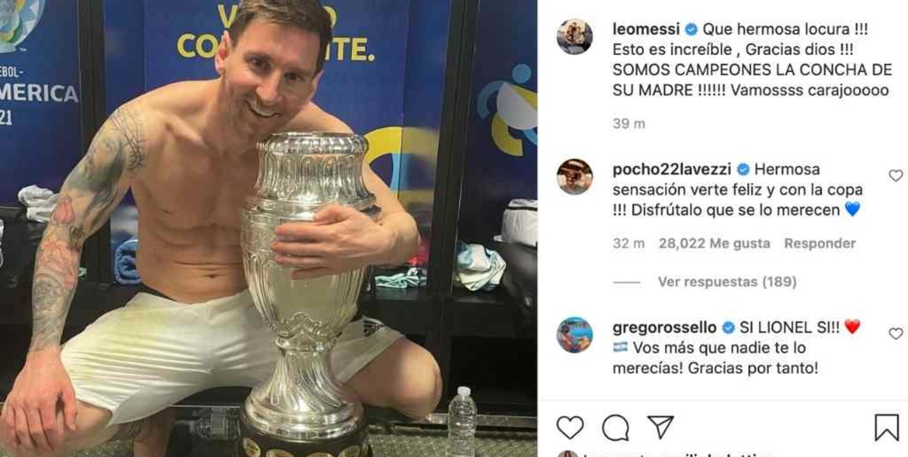 Messi tras ganar en Brasil: "Somos campeones la c... de su madre"