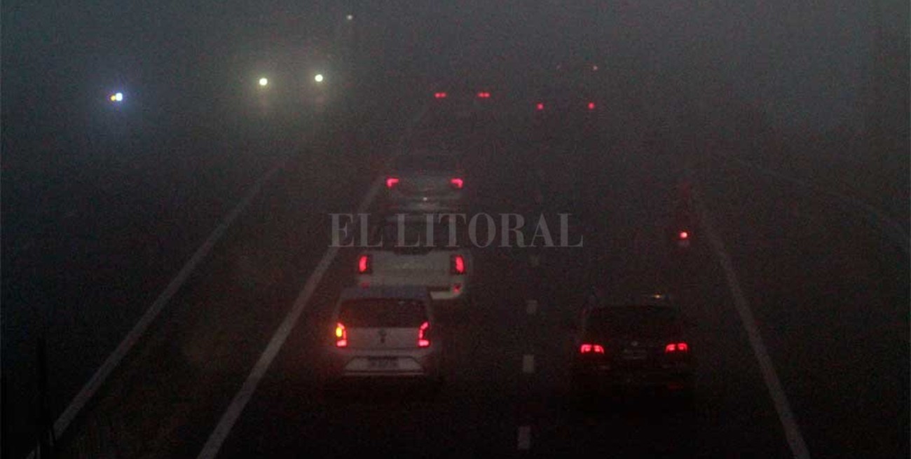 La niebla vuelve a complicar la visibilidad en rutas en Santa Fe