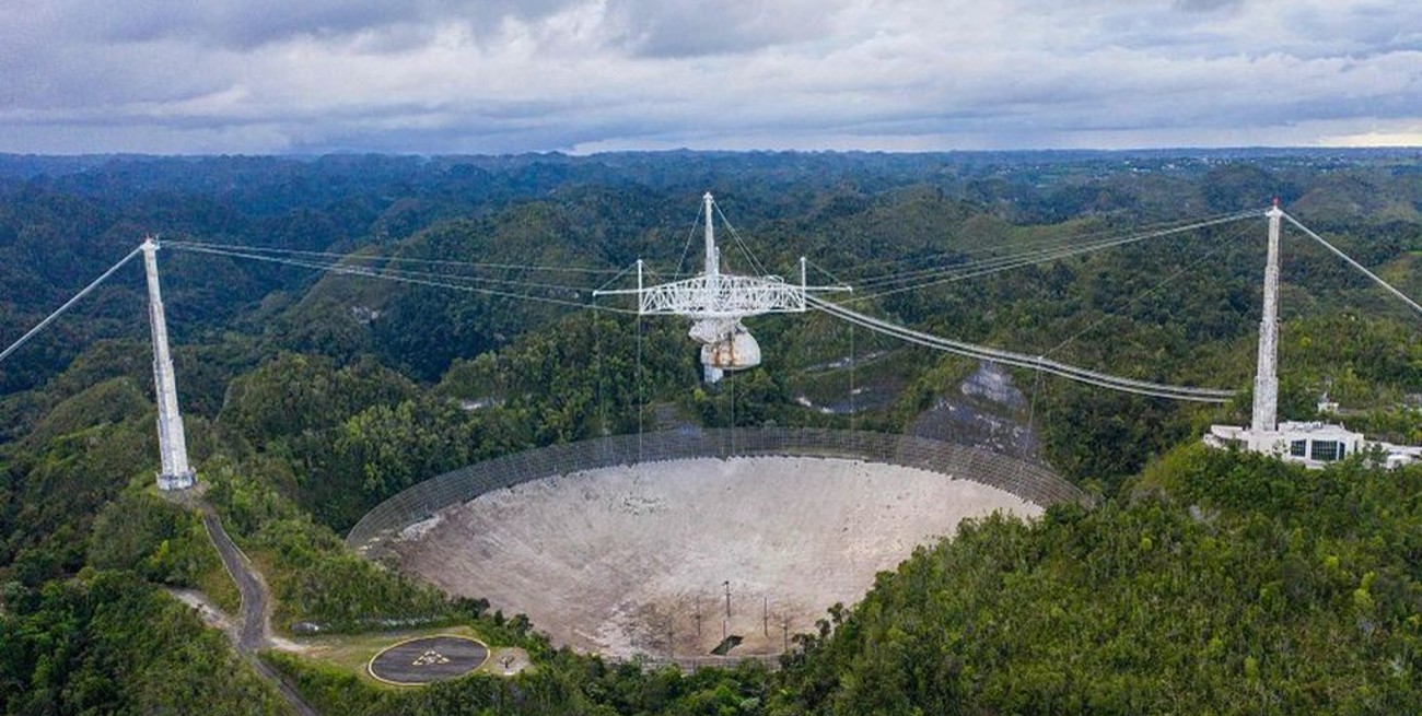 Puerto Rico: malestar por el derrumbe del radiotelescopio de Arecibo