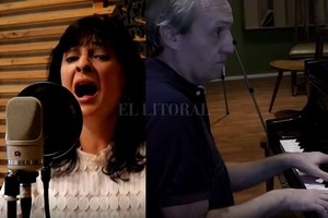 ELLITORAL_382785 |  Gentileza Inamu Eletti y De Pedro, unidos en la pasión por la música ciudadana.