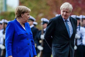 ELLITORAL_387451 |  Imagen ilustrativa Angela Merkel y Boris Johnson.