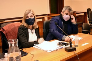 ELLITORAL_396240 |  Flavio Raina Los fiscales Ana Laura Gioria y Andrés Marchi solicitan que Bovino sea condenado a prisión perpetua.