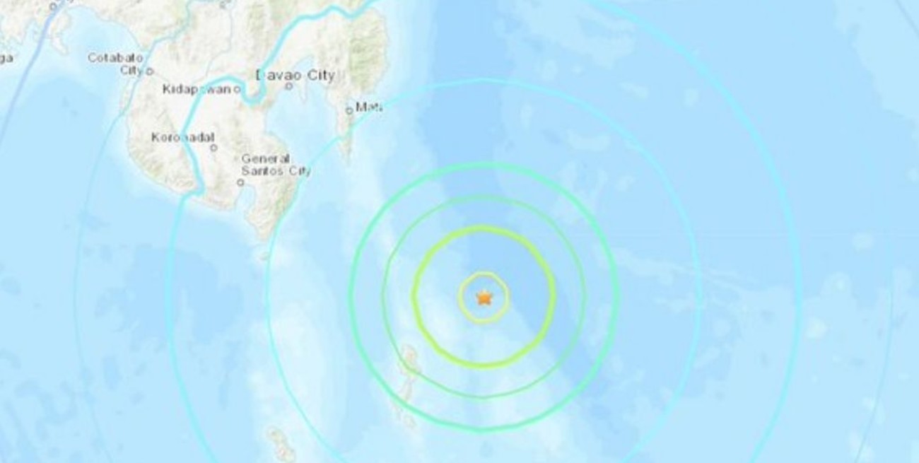 Un sismo de casi 7º sacudió las costas de Filipinas