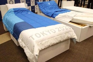 ELLITORAL_390191 |  Captura digital Las camas de cartón ya esperan en la Villa Olímpica de Tokio.