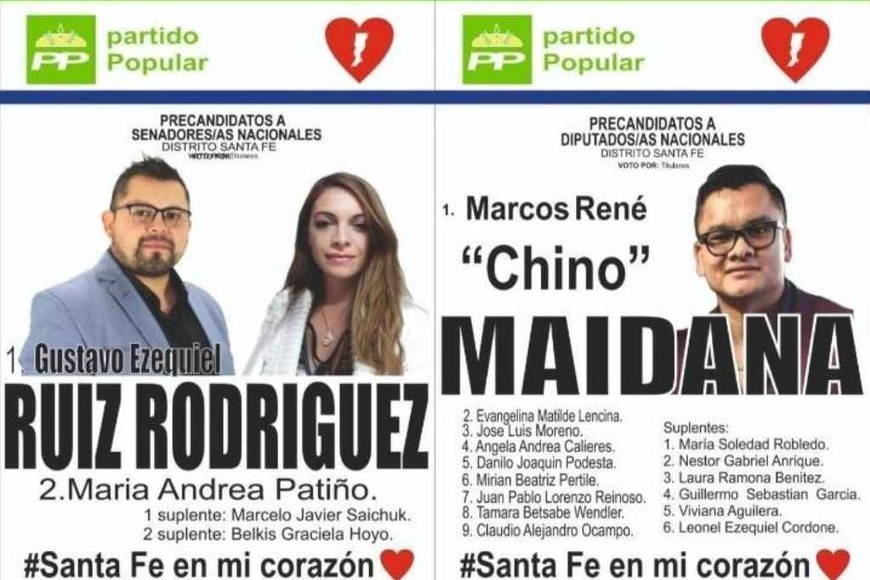 ELLITORAL_393681 |  Gentileza El Chino Maidana con la boleta que lo lleva para un cargo en el Congreso.