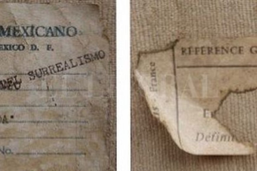 ELLITORAL_312025 |  Captura de pantalla Detalle de la parte trasera del supuesto cuadro de Frida encontrado en Londres