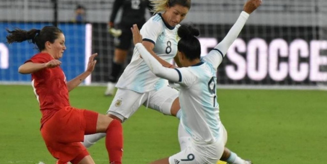 Argentina cayó nuevamente en su segunda presentación en la She Believes Cup ante Canadá