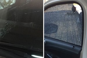 ELLITORAL_400443 |  Gentileza Los daños en los vehículos atacados.