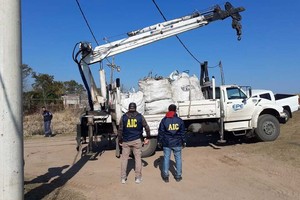 ELLITORAL_389874 |  Gentileza Prensa AIC La medida cautelar fue adoptada este martes en tribunales, luego de que le incautaran un espectacular botín en metales.