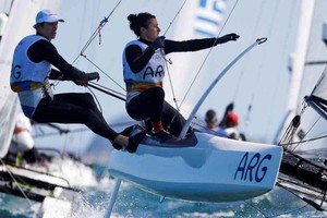 Archivo Santiago Lange y Cecilia Carranza Saroli quieren reeditar su máximo logro en Río 2016 y para eso trabajan pensando en Tokio 2021.