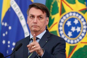 Archivo Jair Bolsonaro, presidente brasileño.  Fue uno de los mayores bandidos que pasó por Brasil , dijo de Lula.