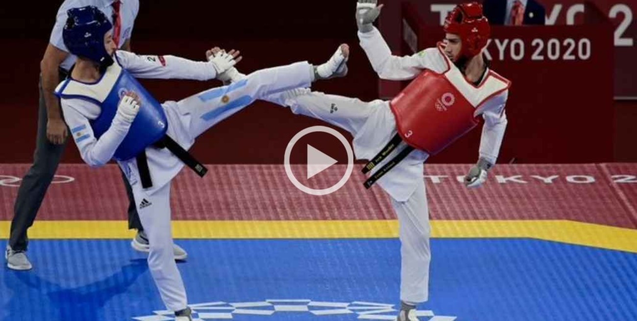 Taekwondo: agónico triunfo de Lucas Guzmán en los últimos 3 segundos por la primera ronda 