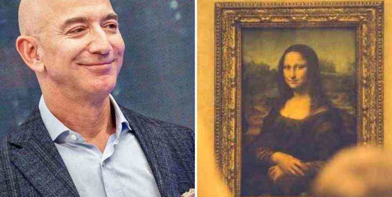 Un extraño pedido incentiva al millonario Jeff Bezos a comprar y comerse a la Mona Lisa