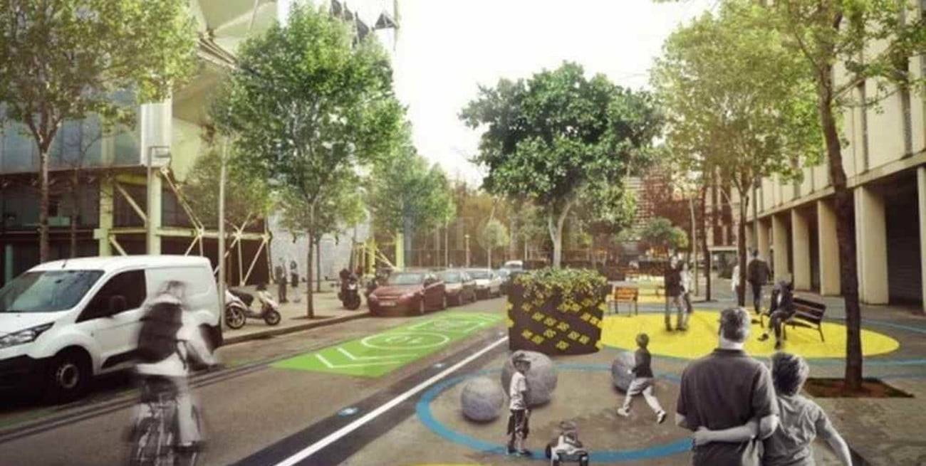 Pocos autos y más peatones: qué son las "supermanzanas" planteadas en la ciudad 