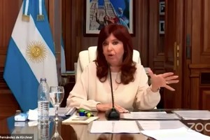 ELLITORAL_360366 |  Captura de pantalla. 04/03/2021; Ciudad de Buenos Aires: Cristina Fernández comenzó a exponer ante Casación y sostuvo que "sigue el lawfare". Foto: Captura TV
Foto: Télam/CBRI