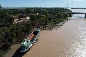 ELLITORAL_295965 |  Fernando Nicola (Drone) El drone de El Litoral captó imágenes del río Colastiné este martes por  la mañana