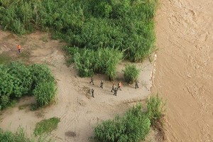ELLITORAL_360551 |  Captura de pantalla Vista aérea del operativo de búsqueda