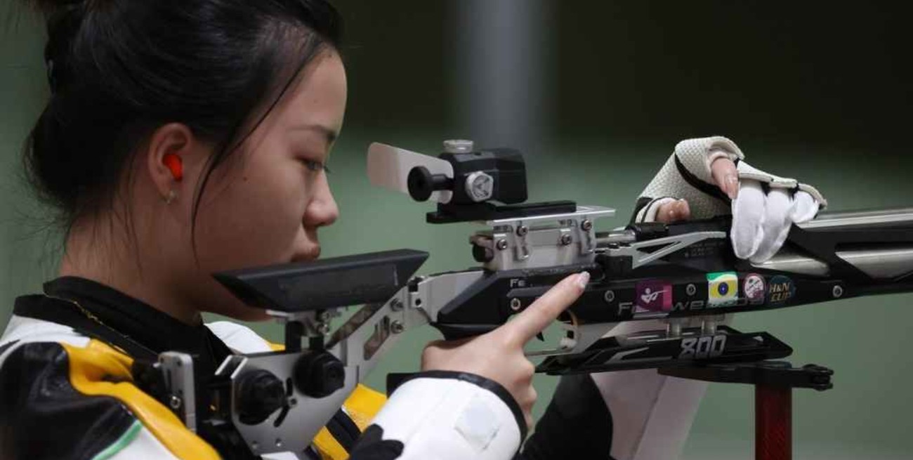 La tiradora china Yang Qian ganó la primera medalla de oro de Tokio 2020