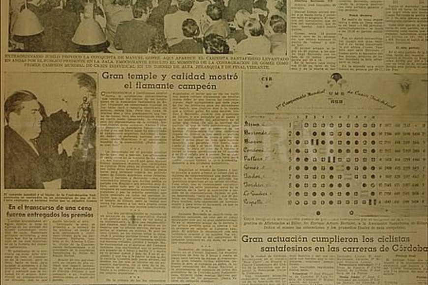 ELLITORAL_313056 |  Archivo El Litoral Así reflejó El Litoral la gran consagración del 11 de julio de 1965. Fue un hecho histórico y memorable en la ciudad.