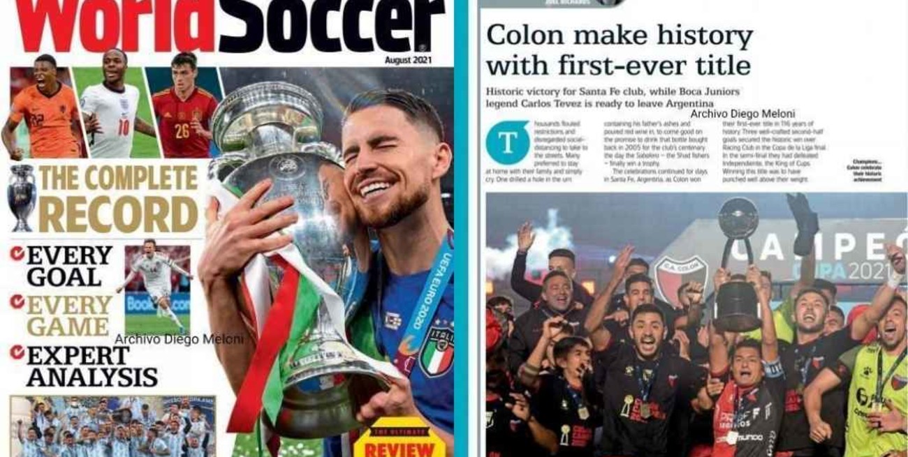 La revista europea World Soccer reconoció a Colón por su campeonato
