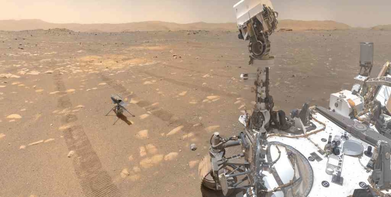 La NASA capta los sonidos en vuelo de su helicóptero Ingenuity en Marte