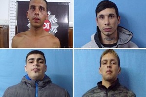 Gentileza Los evadidos son Milton Quiroz, Facundo Suárez, Mauro González, Maximiliano Morales y Nahuel Orellana.