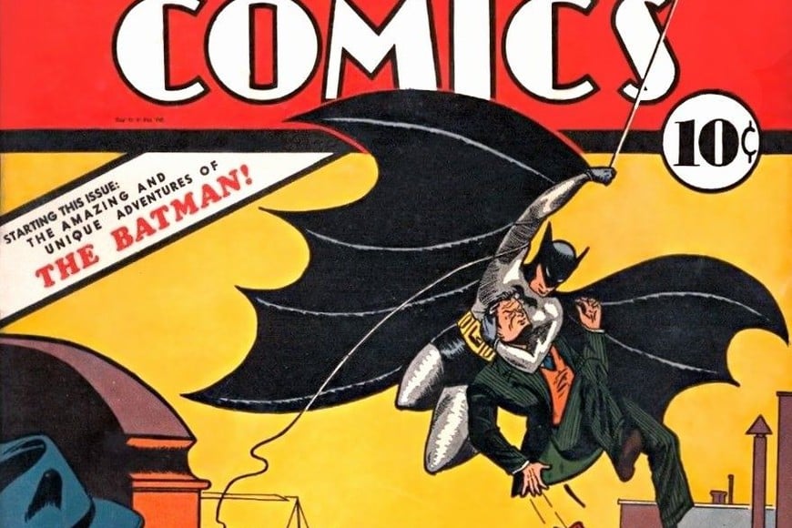 ELLITORAL_366459 |  Gentileza La portada de la primera historieta de Batman.