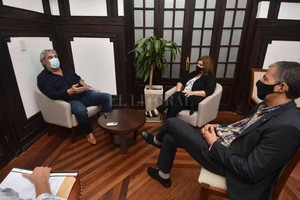 ELLITORAL_363464 |  Guillermo Di Salvatore Los funcionarios provinciales mantuvieron una reunión virtual con Amsafe, y presencial con la dirigencia de UDA.